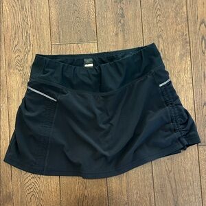 Black Athletic Lucy Skort